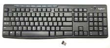 Logitech - K270 Full-size Wireless Keyboard - Black