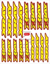 Xray RC Sticker Decal buggy cars truck XB4 XB2 XT2 XB8 GTX8