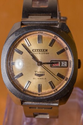 時計 CITIZEN SEVEN STARS DELUXE 23 JEWELS Today's Watch – Citizen Seven Star Deluxe Monthly, 23 Jewels