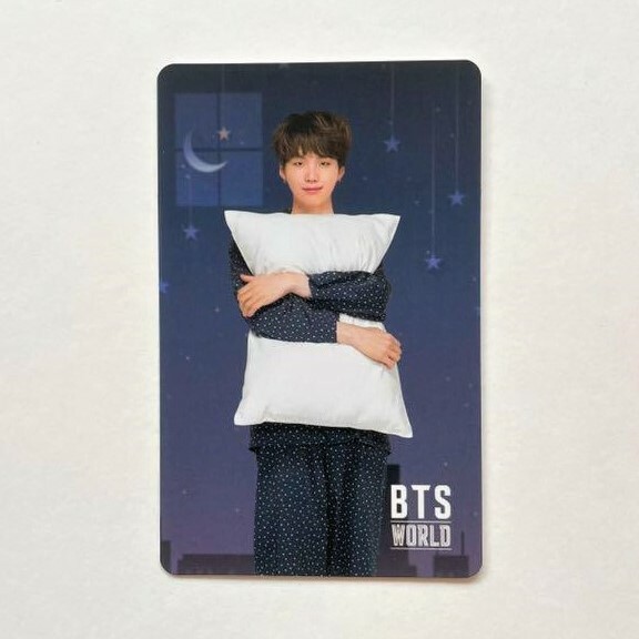 BTS WORLD OST Soundtrack ALBUM Official Coupon pillow Photocard