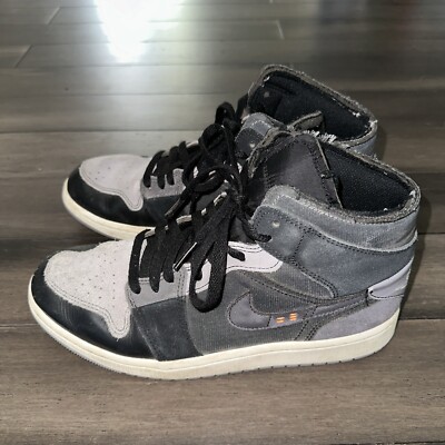 Size 9 - Air Jordan 1 SE Craft Mid Inside Out - Black for sale