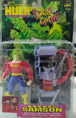 1997 The Incredible Hulk Smash and Crash Doc Samson Toy Biz Action Figure