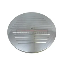 Polished Aluminum Ball Milled 14" Round Air Cleaner Lid Top only Hot Rod street