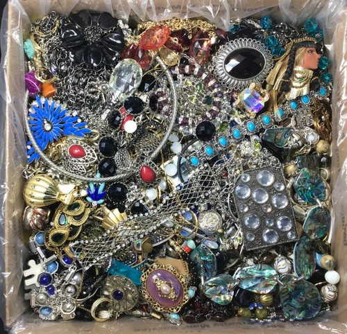 Nice Jewelry Lot ALL GOOD Wear Resell Vintage Now 5 Pc Earring Brooch Necklace - 第 10/12 張圖片