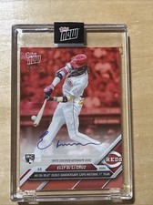 2024 MLB Topps NOW 268 ELLY DE LA CRUZ CINCINNATI REDS ROOKIE RED AUTOGRAPH 3/10