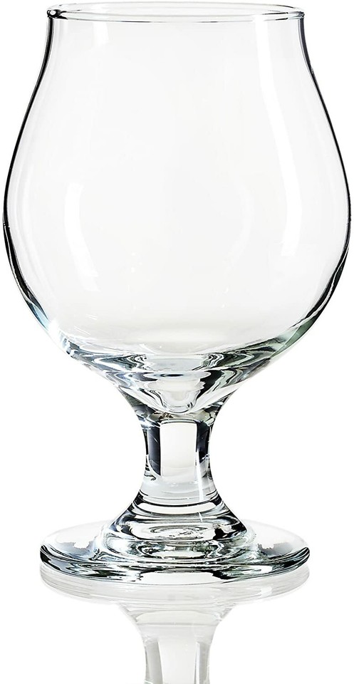 Libbey Belgian Style Tulip Beer Glasses - Set Of 4 With 16 Oz Capacity & Coasters, Stemmed Glassware - View #5