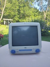 Vintage IMac Apple Computer,2000, Powers Up