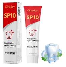 SP10 Probiotic Whitening Toothpaste, Deep Cleaning Fresh Breath Radiant 1Pcs 