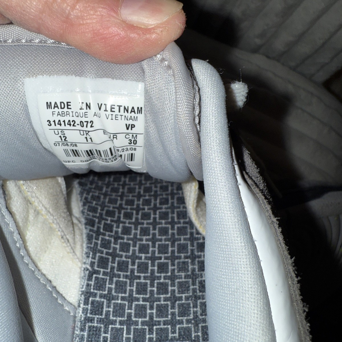 Nike Dunk Low 6.0 Fog Grey And Pale Green 2008 Rare Men