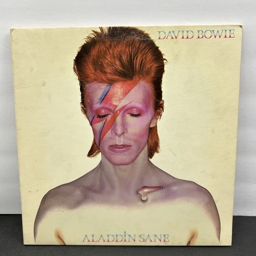 DAVID BOWIE ALADDIN SANE VTG. 1975 RCA RECORDS LP LSP4852 RE-ISSUE VINYL VG+