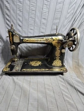 Antique 1923 SINGER Sphinx Treadle Sewing Machine - Serial G0386257 Ornate 