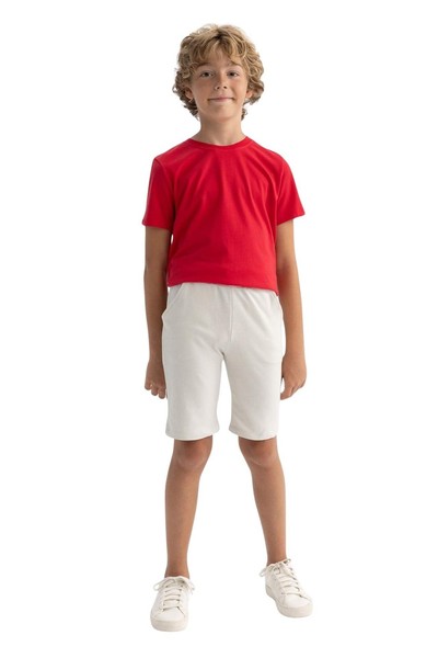 Shorts Jungen 5-6 Jahre GrüN DeFacto B0900A8 Baumwolle-image