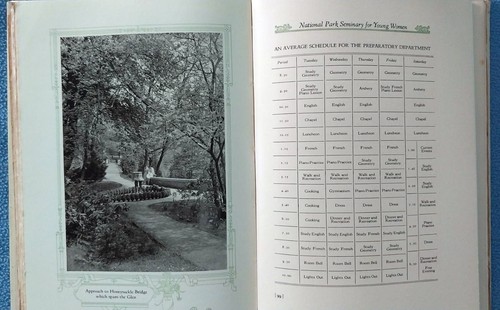 1931 Ntnl Park Seminary Girls School College Forest Glen MD info book w/LG MAP - Picture 11 of 14