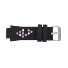 Pink Children Watch Strap Rain Proof Ergonomic Design Non Slip 15mm Kids Smart