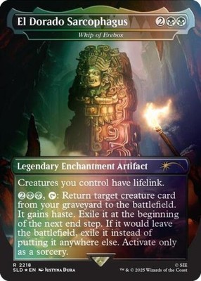 El Dorado Sarcophagus - Whip of Erebos (Rainbow Foil) -Foil Near Mint MTG