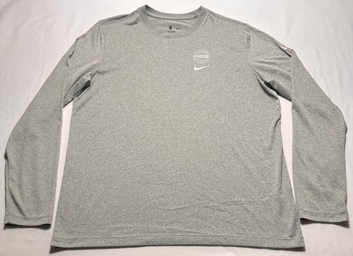 Indiana Pacers Nike Dri FIT Long Sleeve Shirt NBA Mens Large Basketball  *READ - Picture 1 of 9