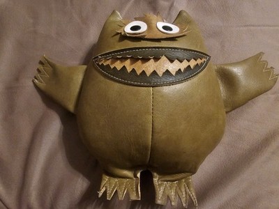 1960’s Nauga Monster Doll Uniroyal Naugahyde Advertising 15” x 11” Vintage  Rare