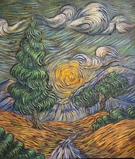 OIL ON CANVAS VINCENT VAN GOGH, POST-IMPRESSIONISM