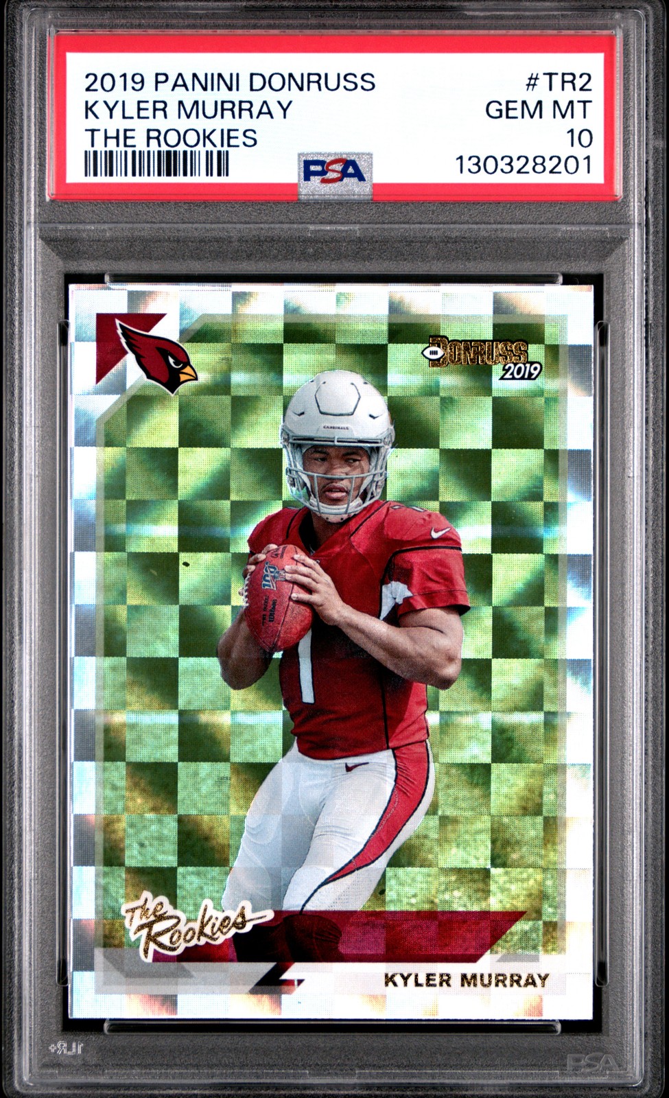 2019 PANINI DONRUSS THE ROOKIES #TR2 KYLER MURRAY PSA 10