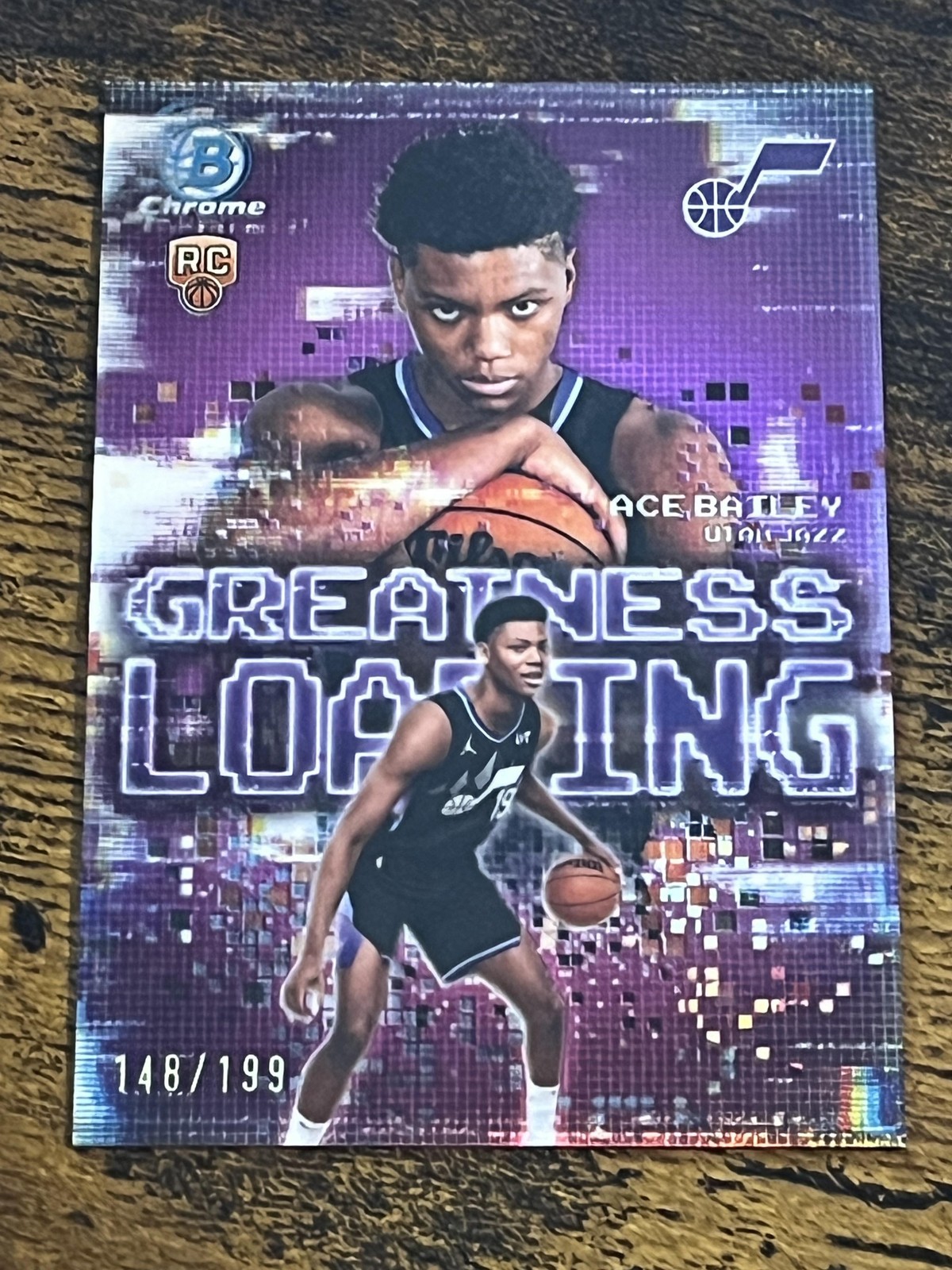 2025-26 Bowman #GL-5 Ace Bailey Greatness Loading Fuchsia Refractor #/199