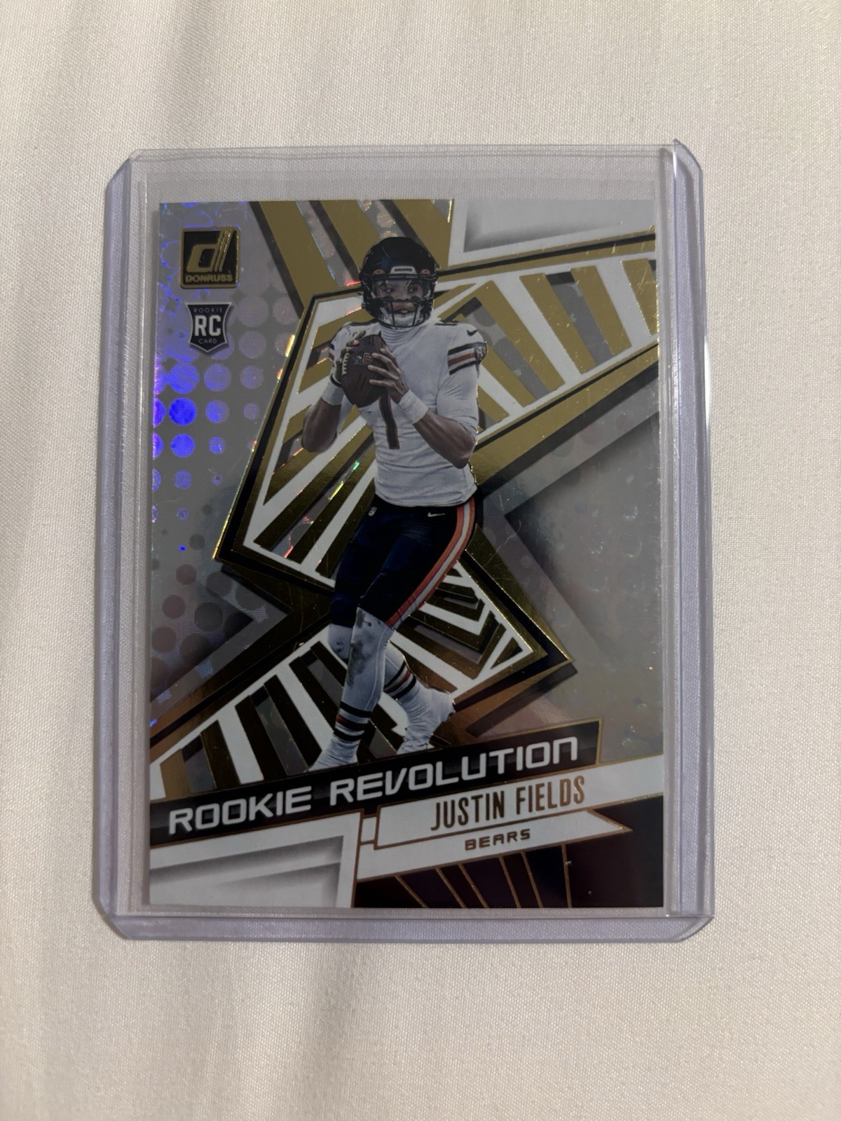 JUSTIN FIELDS #rev-jfi RC 2021 PANINI DONRUSS BEARS ROOKIE REVOLUTION
