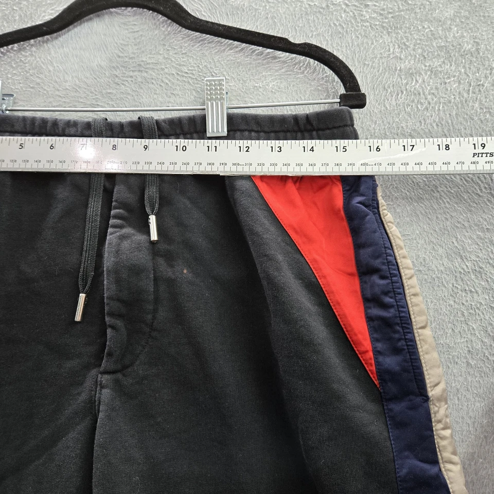 Pantalones deportivos Alexander Mcqueen para hombre L negros rojos Italia Foto 4 de 4