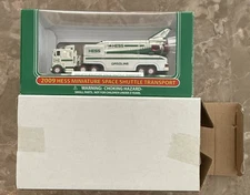 Hess Gasoline Chrome 2009, Miniature Space Shuttle Transport Truck And Shuttle