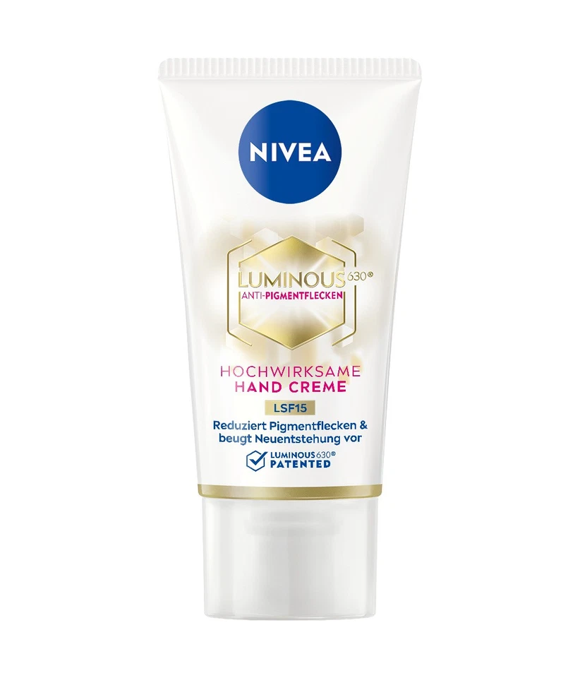 NIVEA LUMINOUS 630® Anti-Pigmentflecken Hand Creme Hyaluronsäure LSF15 2 x 50ml - Bild 2 von 4