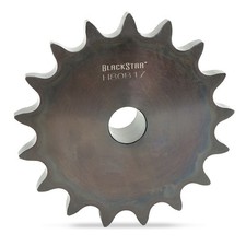 25B40 ANSI #25 Roller Chain Sprocket 40 Tooth Solid Steel Type B Hub BLACKSTAR