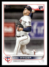 2022 Topps Update Josh Winder #US6 Minnesota Twins MLB Baseball Rookie RC