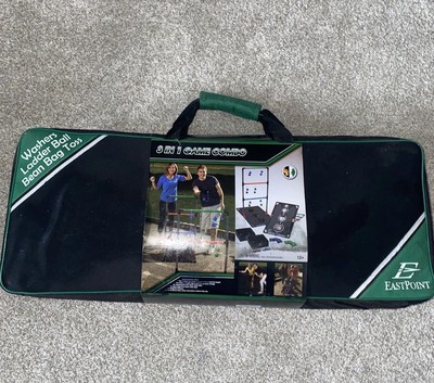EastPoint Sports 3-in-1 Tailgate Game Set - Cornhole, Ladderball, Washer Toss