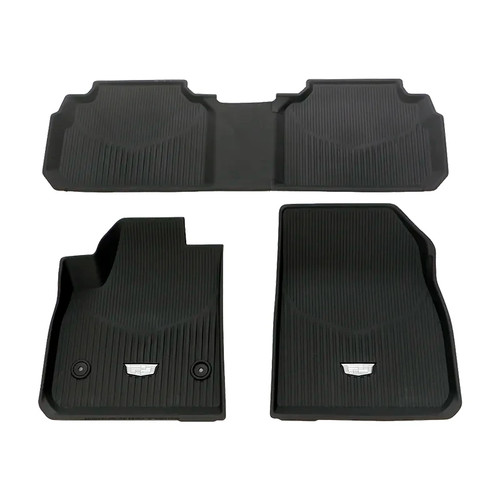 OEM GM 2017-2026 Cadillac XT5 1st & 2nd Row All Weather Floor Liners 84990611