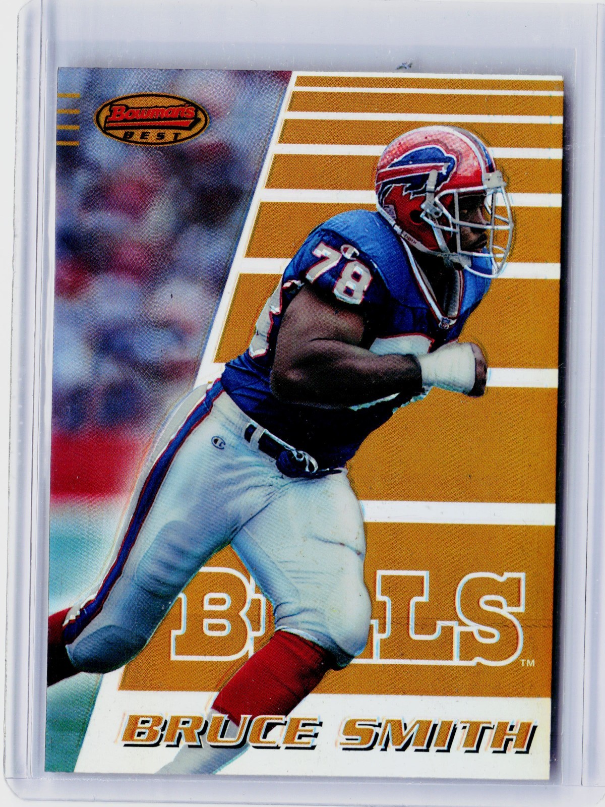 1996 BOWMANS BEST REFRACTOR #58 - BRUCE SMITH