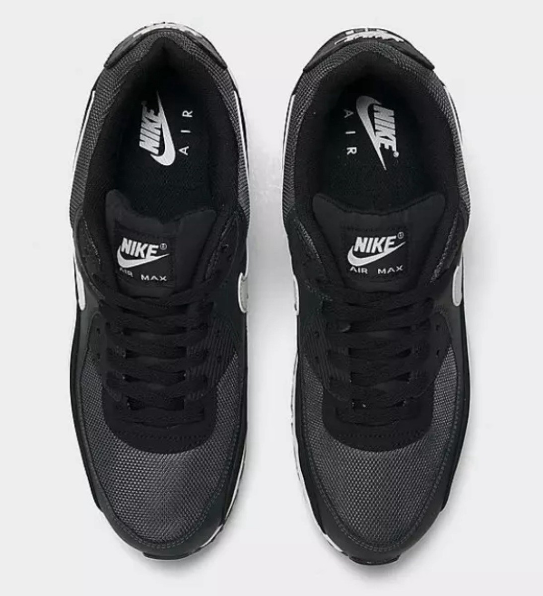 Size 10.5 - Nike Air Max 90 Low Black White for sale online