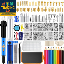 116Pcs Wood Burning Kit, Professional Wood Burning Tool with Soldering, DIY Crea
