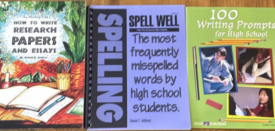 HS ELA - How to Write Research Papers + Spell Well + 100 Writing Prompts Walch