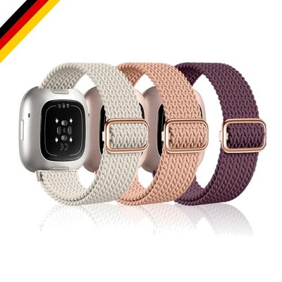 Wasserfestes Nylon Sportarmband für Fitbit Versa 3/4 und Sense - Atmungsaktiv...
