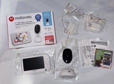 Motorola Comfort75BU 5'' Video Baby Monitor with Power Cable Working Tested Box