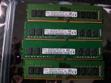 Sk Hynix 16gb 2rx8 Pc4-2666v Ddr4-2666 Desktop Ram Lot Of 4 64gb Hma82gu6jjr8n