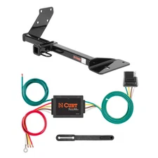 Curt Class 1 Trailer Hitch & 3-2 Taillight Converter for 99-05 Volkswagen Jetta