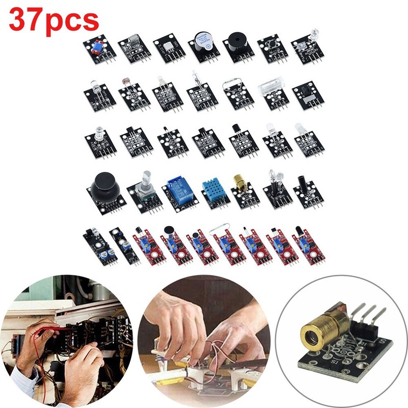 37 in 1 Sensor Modules Kit for Arduino UNO R3 Mega 2560 Nano Pi DIY Projects UK