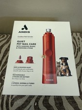 Andis Cordless Pet Nail Grinder Quiet 2-Speed - Orange - 66825 NEW SEALED FAST