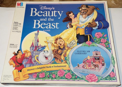 DISNEY'S Beauty and the Beast GAME - MB, 1991 - BOXED - AUSSIE STOCK