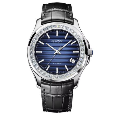 Baikal Watch Wealthy Calendar Business Formal Automatic Mechanical Diamond
