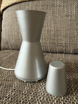 Mathmos Astro Baby Gun Metal Grey Custom Base und Cap. Worldwide Shipping