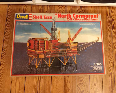 Revell Shell/Esso North Cormorant Off-Shore Platform Bausatz 1:200 Kunststoff