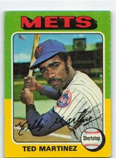 1975 Topps #637 Ted Martinez - New York Mets **Set Break**