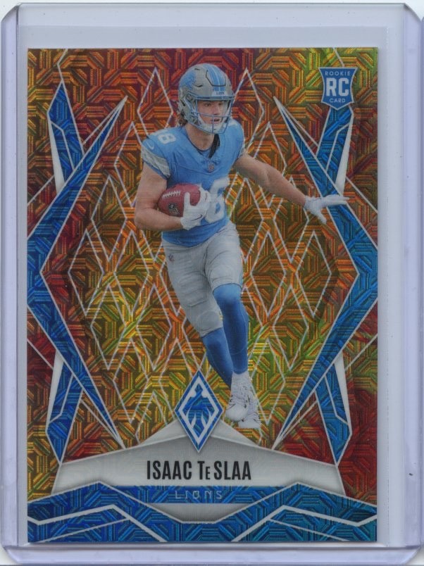 2025 Panini Phoenix Premium Box Set ISAAC TeSLAA #189 RC FIREBURST 338/350