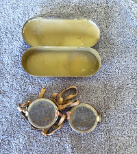 Vintage WILLSON Welding Goggles w/Original Metal Storage Carrying Case