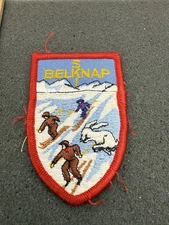 Vintage Belknap New Hampshire Ski Patch Lost Ski Resort Mountain VTG Gunstock